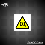 WW-15 Carbon Dioxide Hazard Sign